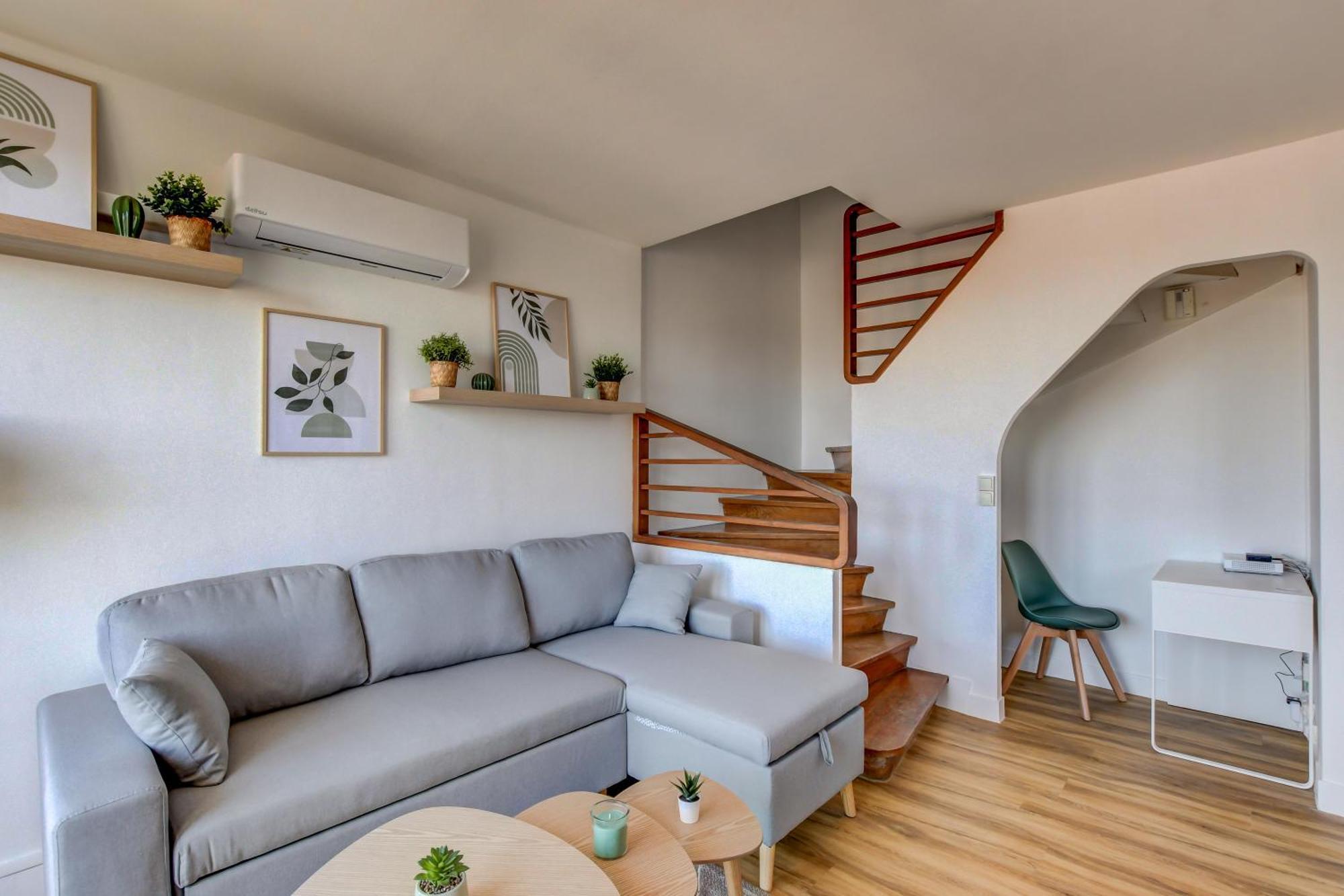 Sunset Duplex - Grand-Rond, Jardin Des Plantes, Centre-Ville, 2 Bdrs 60M2, Ac, Free Public Car Park 200M Away, Netflix - T3 60M2 Avec Clim, Parking Public Gratuit A 200M トゥールーズ エクステリア 写真