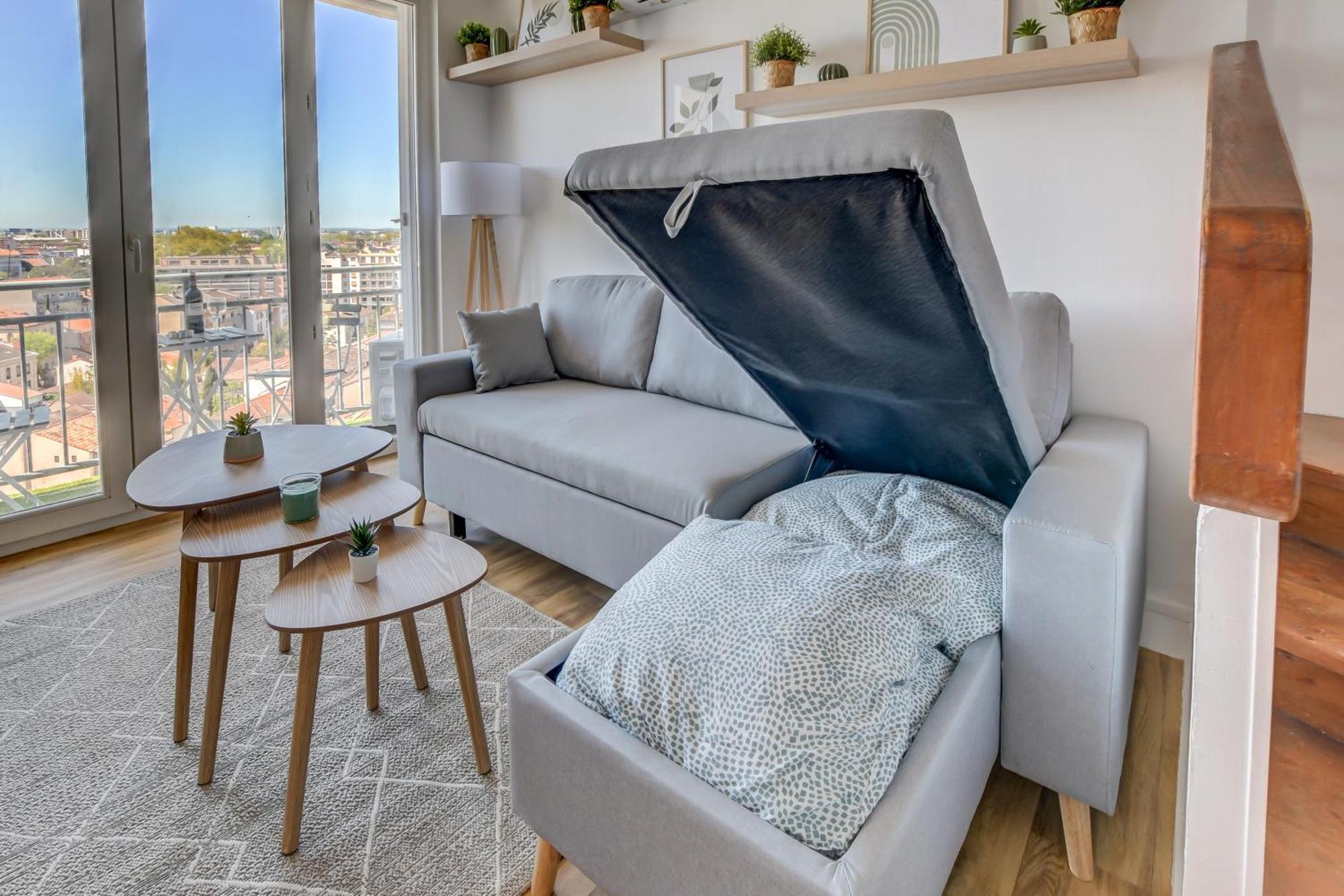Sunset Duplex - Grand-Rond, Jardin Des Plantes, Centre-Ville, 2 Bdrs 60M2, Ac, Free Public Car Park 200M Away, Netflix - T3 60M2 Avec Clim, Parking Public Gratuit A 200M トゥールーズ エクステリア 写真