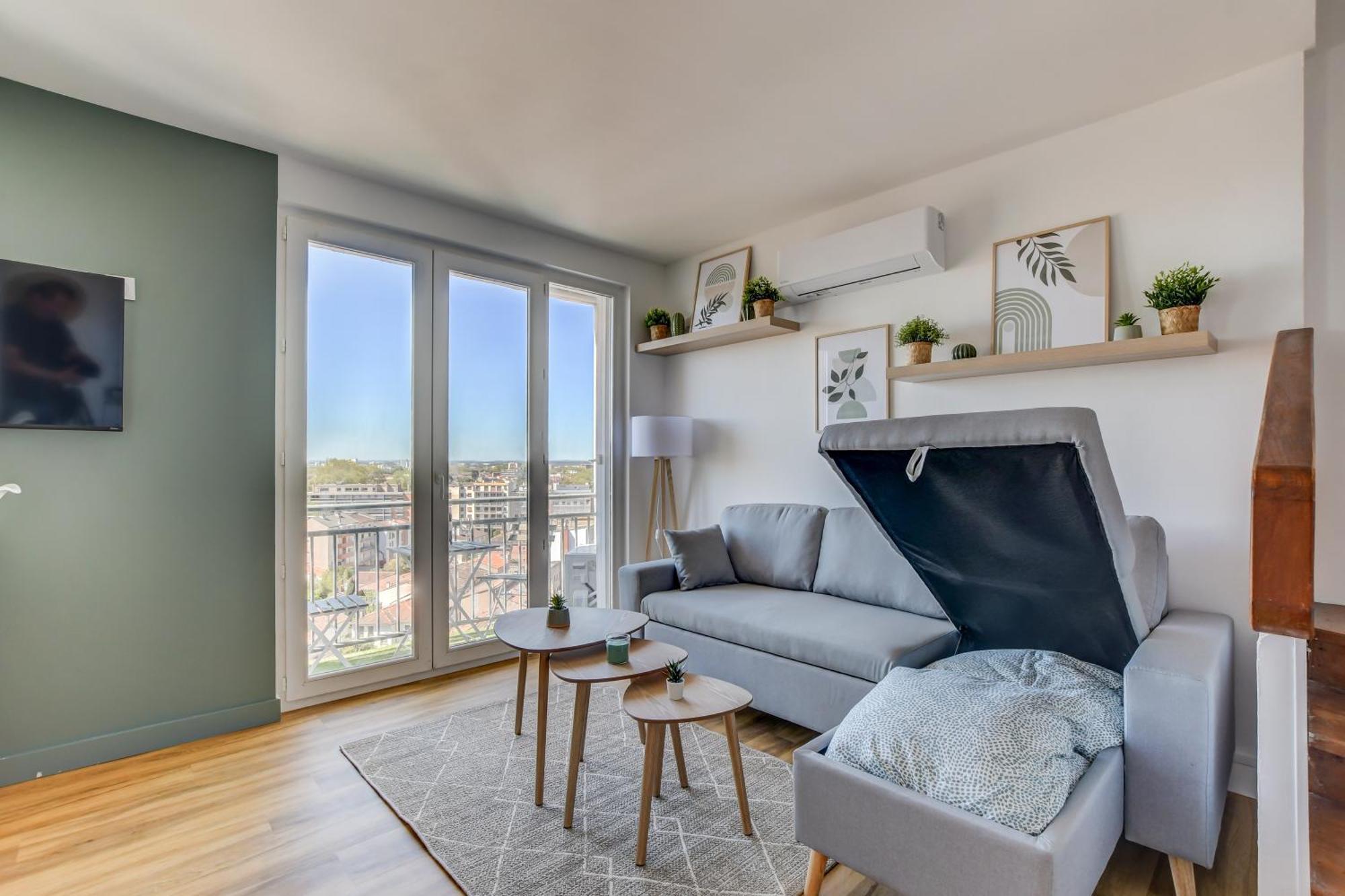 Sunset Duplex - Grand-Rond, Jardin Des Plantes, Centre-Ville, 2 Bdrs 60M2, Ac, Free Public Car Park 200M Away, Netflix - T3 60M2 Avec Clim, Parking Public Gratuit A 200M トゥールーズ エクステリア 写真