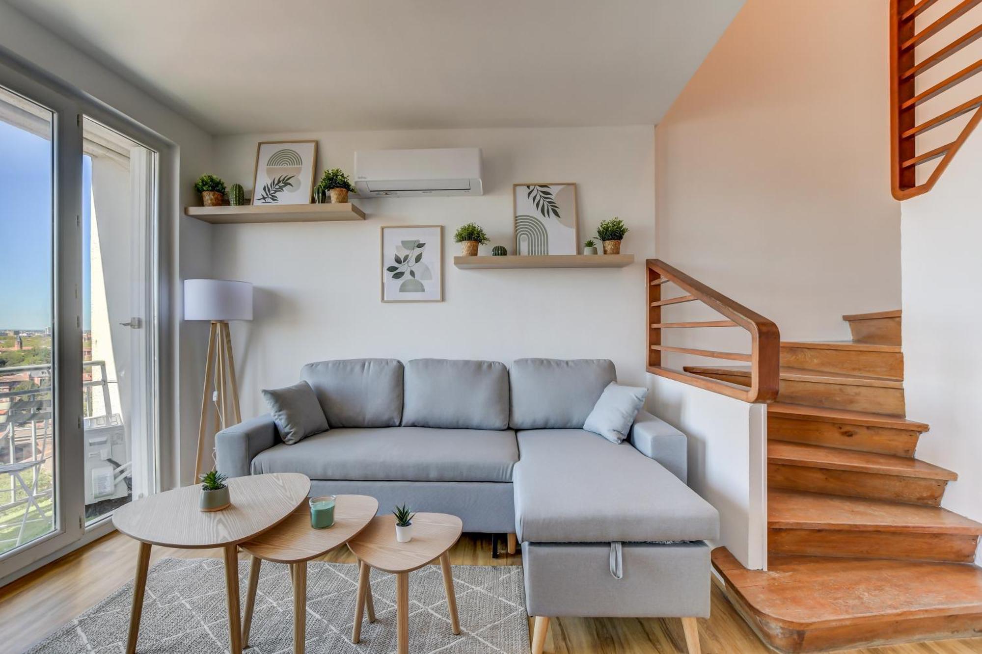 Sunset Duplex - Grand-Rond, Jardin Des Plantes, Centre-Ville, 2 Bdrs 60M2, Ac, Free Public Car Park 200M Away, Netflix - T3 60M2 Avec Clim, Parking Public Gratuit A 200M トゥールーズ エクステリア 写真
